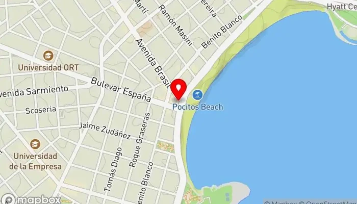 mapa de Freddo Heladería en Montevideo