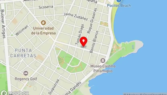 mapa de Freddo Heladería en Montevideo