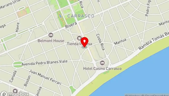 mapa de Freddo Heladería en Montevideo