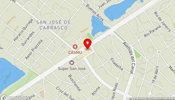 mapa de Freddo Heladería en Ciudad de la Costa