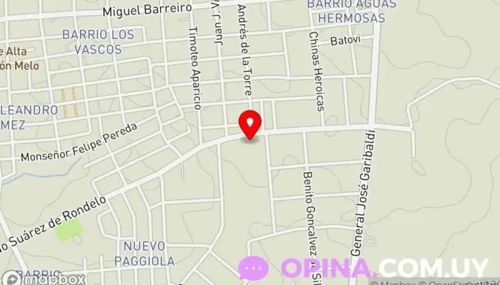 mapa de FTUY Gim Gimnasio en Melo