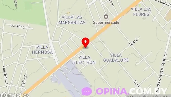 mapa de Fuerza Bruta Gym Gimnasio en Barros Blancos