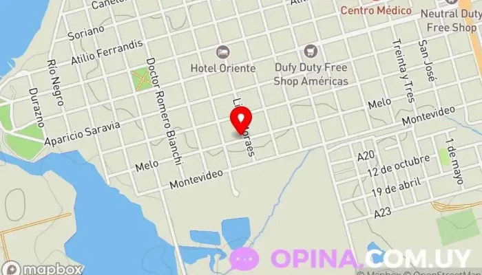 mapa de Fuerza X Gimnasio Gimnasio en Bella Unión