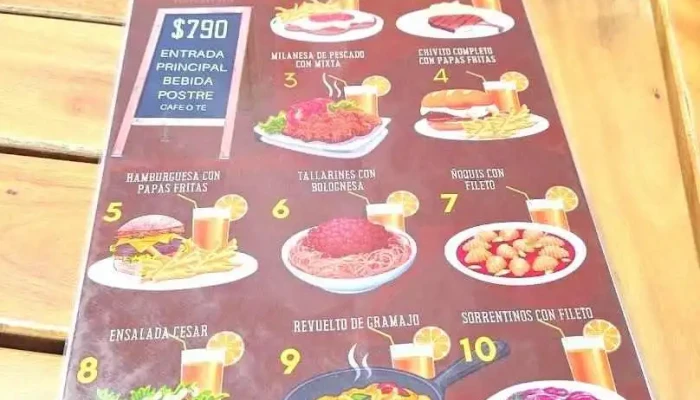 Fulanas Menu