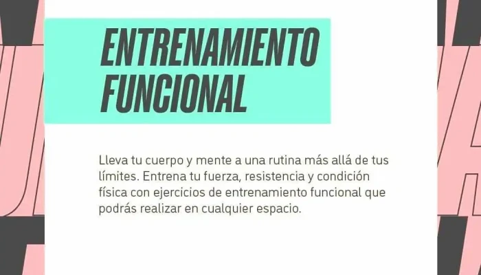 Funcional training Activa@s - Curtina