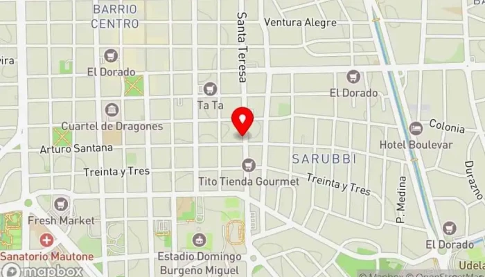 mapa de FUSIÓN RESTO Restaurante en Maldonado