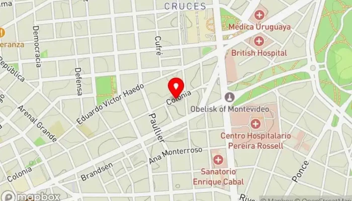 mapa de Futuro Refuerzos SeDe Restaurante de comida rápida en Montevideo