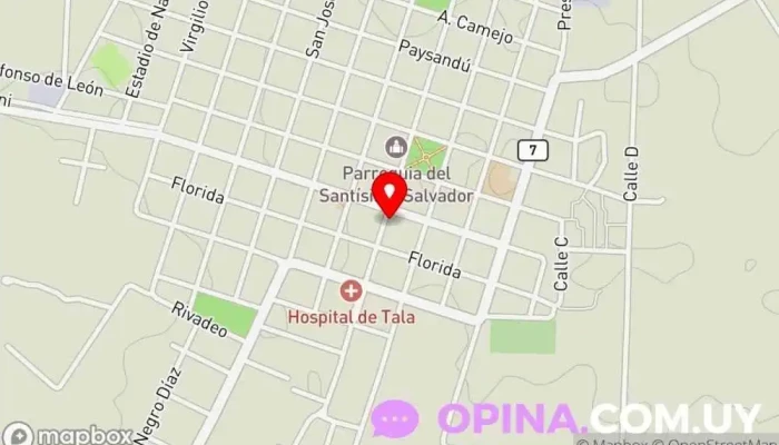 mapa de Gallarza Inmuebles Agencia inmobiliaria en Tala