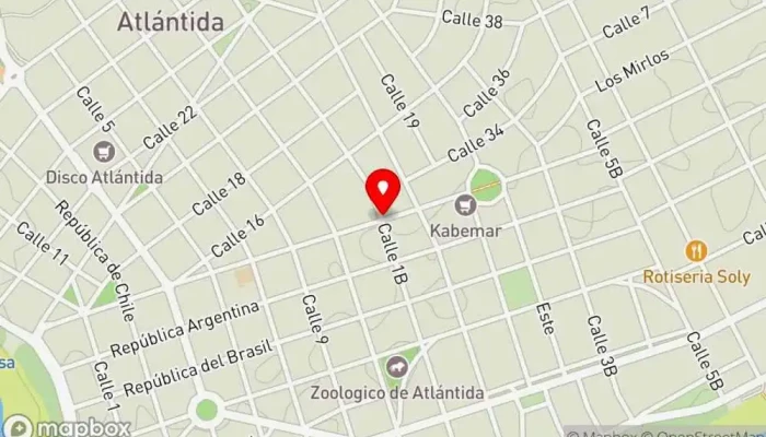 mapa de Gardenia Pizzas Pizzería, Comida a domicilio, Bufé para bodas, Servicios nupciales en Atlántida