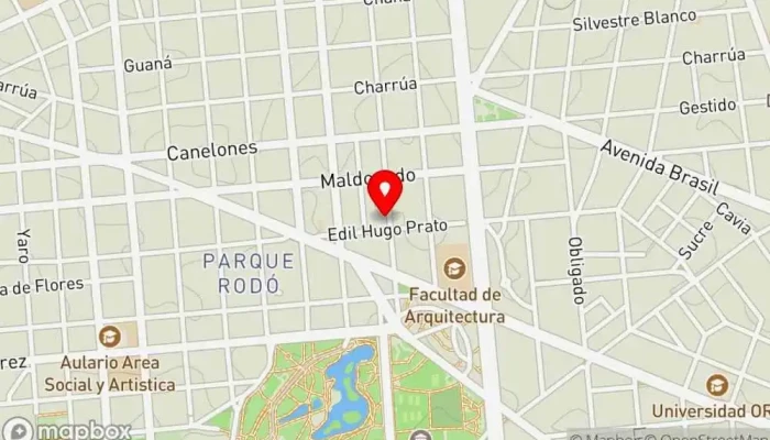 mapa de Garo bar Parrilla, Restaurante en Montevideo