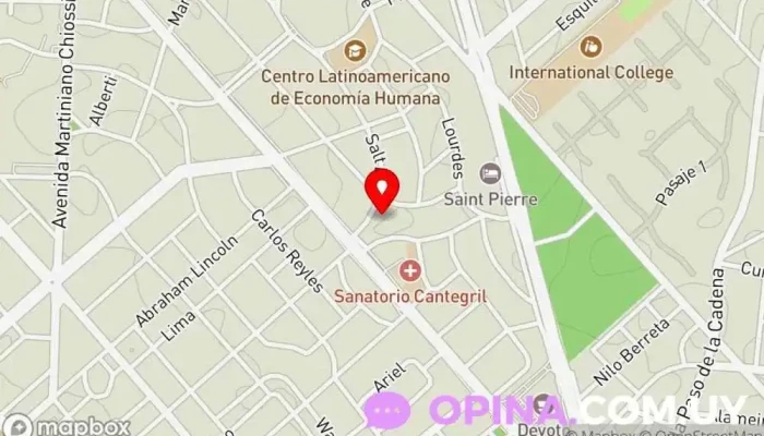 mapa de Garrido Asociadas Agencia inmobiliaria en Punta del Este