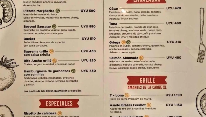 Gaspar Bistro Menu - Restaurante