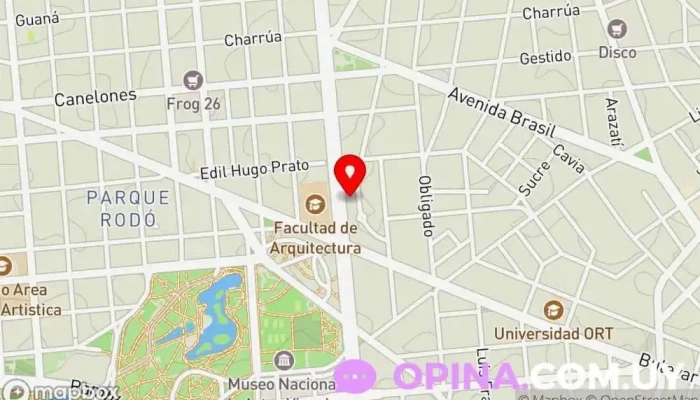 mapa de Gastroclinica Centro de diagnóstico por imagen en Montevideo