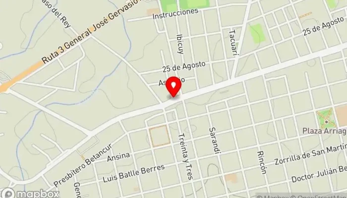 mapa de Gelato Restaurante especializado en sundae en San José de Mayo