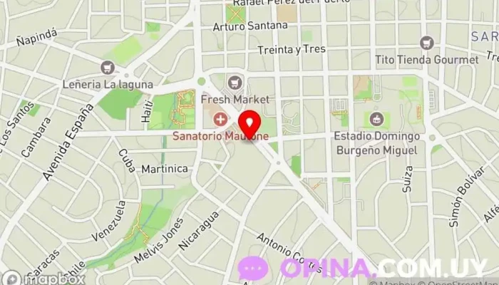 mapa de Gimnasio Smart Fit - Sede Punta del Este Gimnasio, Programa de acondicionamiento físico en Punta del Este