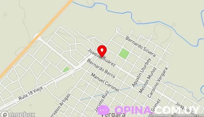 mapa de Gimnasio Vergara Gimnasio en Vergara