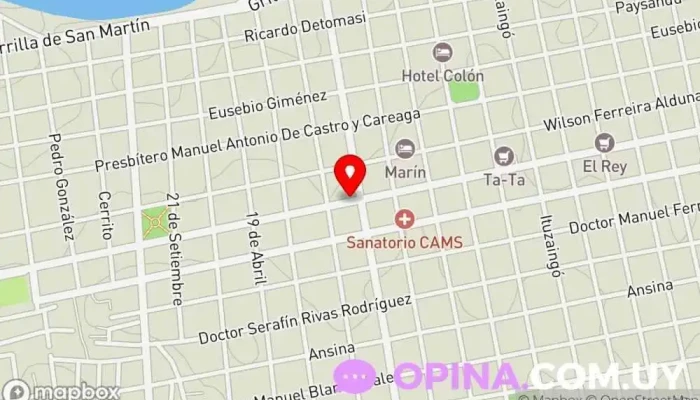 mapa de Giraluna Papelería en Mercedes