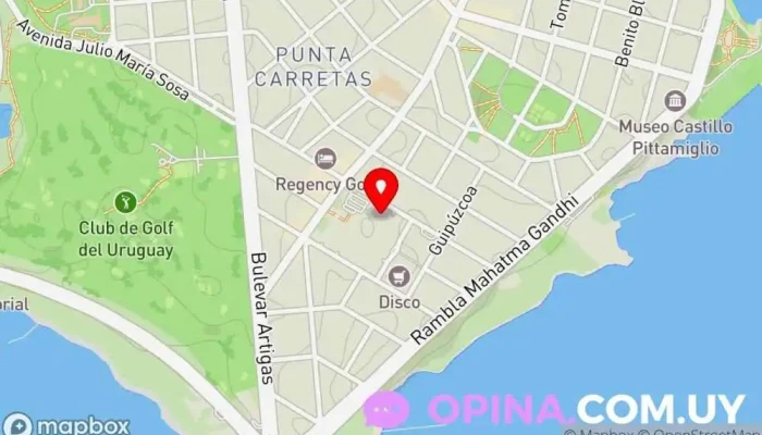 mapa de GL Grupo Libros - DBD Books Librería en Montevideo