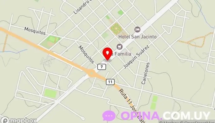 mapa de Global gym San Jacinto Gimnasio en San Jacinto