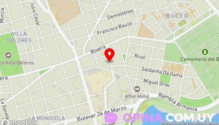 mapa de Global Studies Uruguay Academia de idiomas en Montevideo