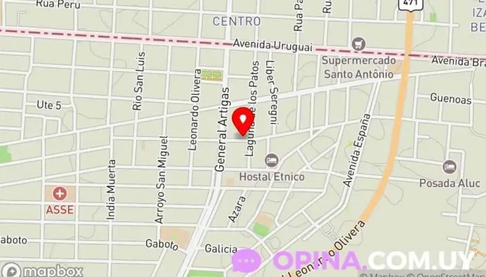 mapa de Grafito Librería en Chuy