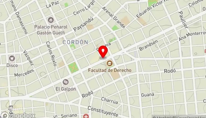 mapa de Gran Sportman Bar, Restaurante en Montevideo