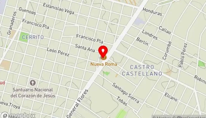 mapa de GranizadosTropicaluy Restaurante en Montevideo