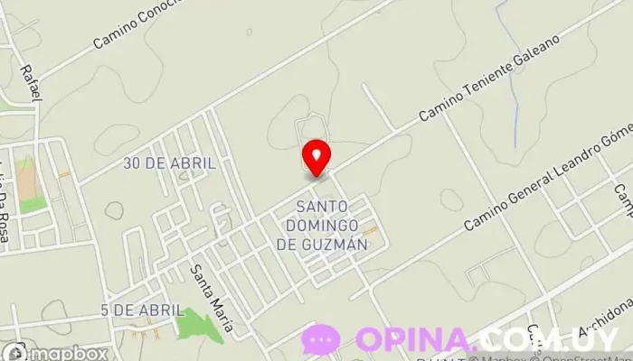 mapa de Granja Villa Rosa Granja escuela en Montevideo