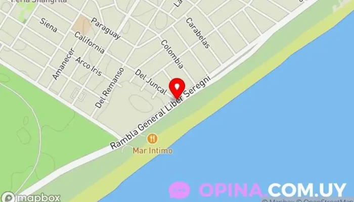mapa de GROU® Rambla Edificio de apartamentos en Ciudad de la Costa