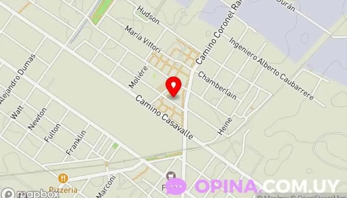 mapa de Grupo Scout 21 Francisco Escuela en Montevideo