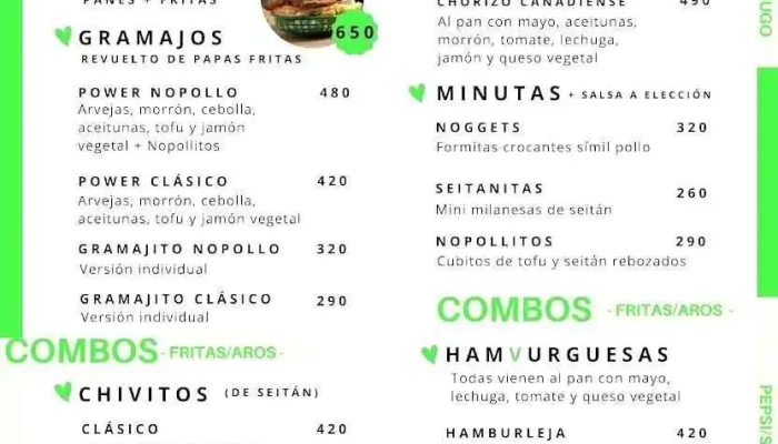 Guacamole:  Menu - Restaurante vegano