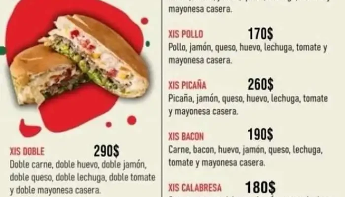 Hamburgueria Los Vecinos:  Menu