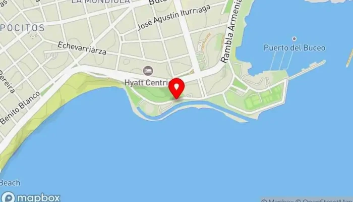 mapa de Hamburguesería El Cóndor Hamburguesería en Montevideo