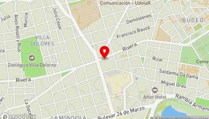 mapa de Harlem Montevideo Hamburguesería, Restaurante en Montevideo