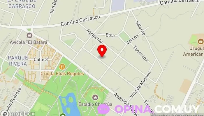 mapa de Harwood School Colegio bilingüe en Montevideo