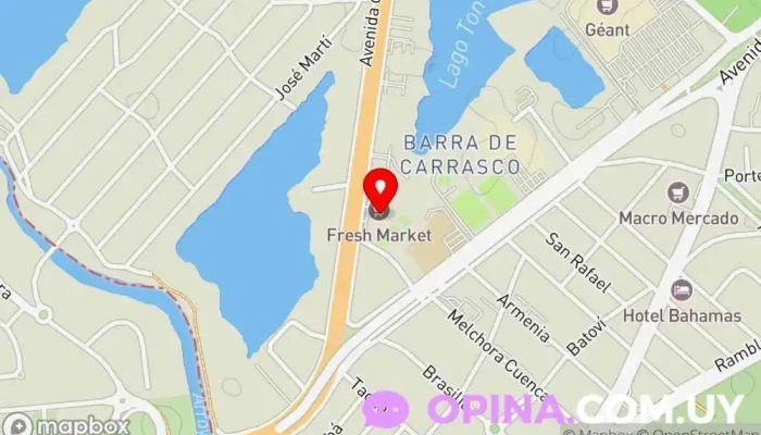 mapa de HAUZEN Real Estate Agencia inmobiliaria en Ciudad de la Costa