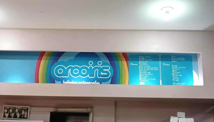 Heladeria Arco Iris Menu - Heladería