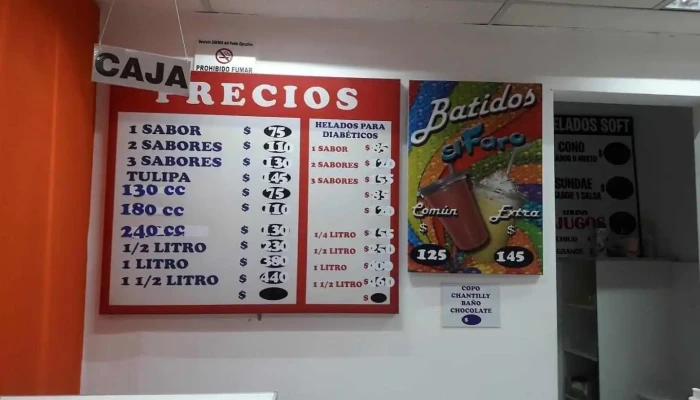 Heladeria Artesanal El Faro Las Piedras Menu