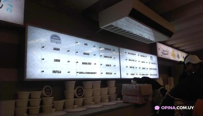 Heladeria Artigas Menu - Heladería