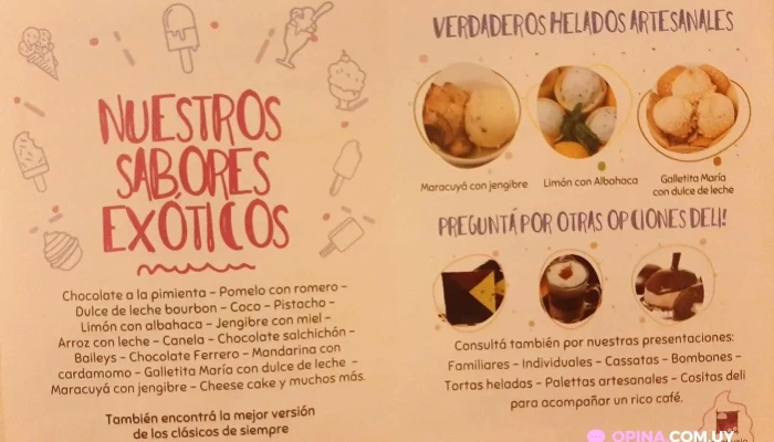 Heladeria Del Abuelo Malvin Menu