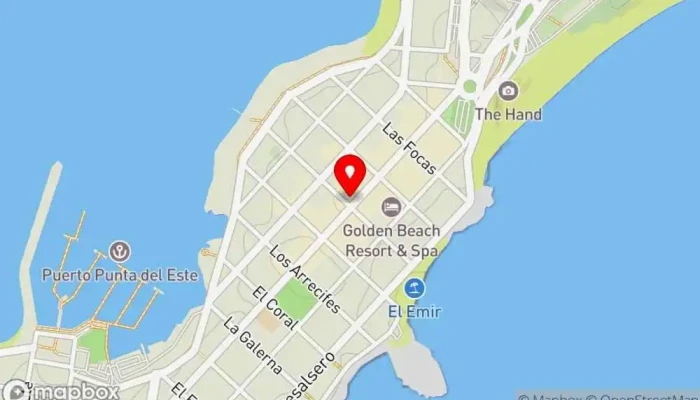 mapa de Heladería El Faro Heladería en Punta del Este