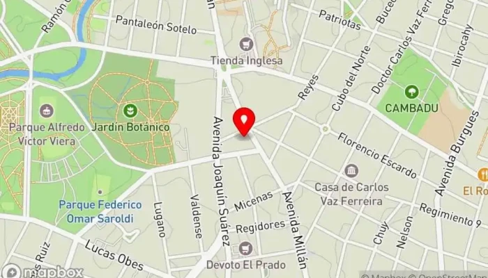 mapa de Heladería Piú Heladería en Montevideo