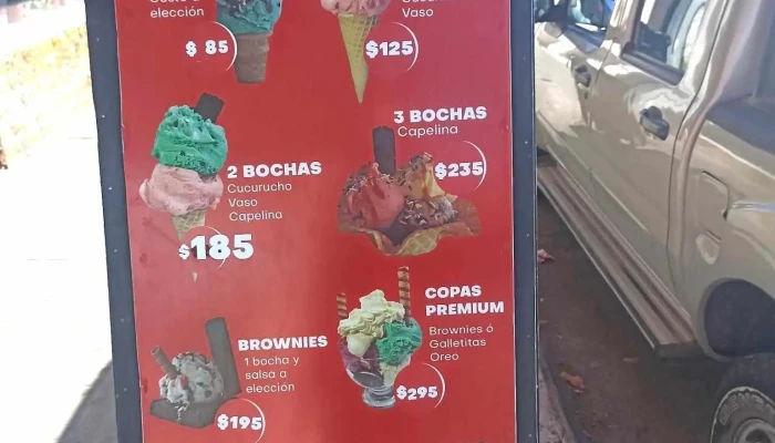 Heladeria Premium Paysandu:  Menu - Heladería