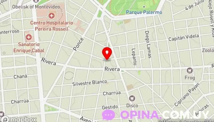 mapa de Hidroterapia De Colon Clínica especializada en Montevideo