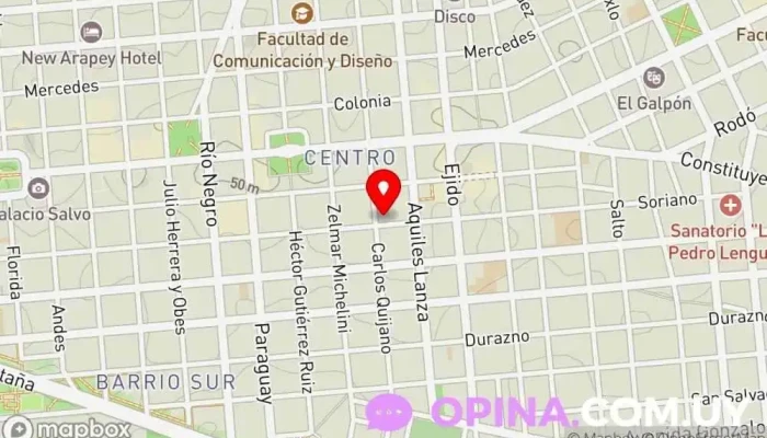 mapa de Horus Centro médico Oftalmológico Clínica de oftalmología en Montevideo