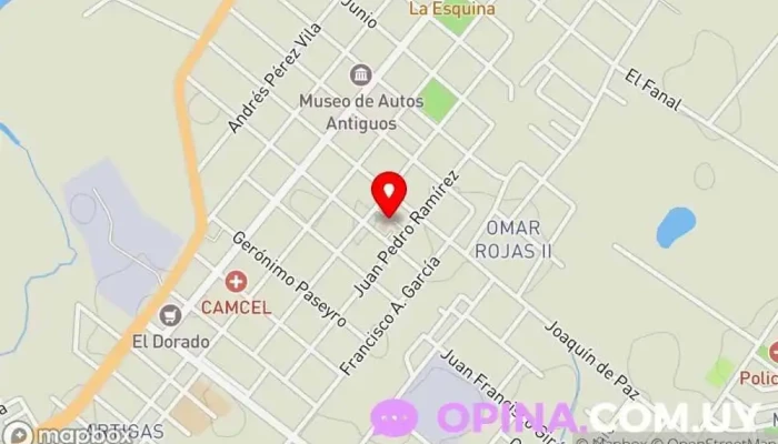 mapa de Hospital de Rio Branco - ASSE Hospital en Rio Branco