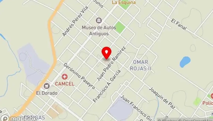 mapa de Hospital de Rio Branco - ASSE Hospital en Rio Branco