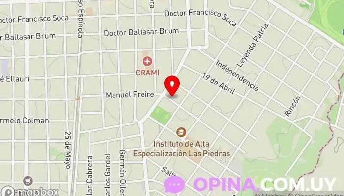 mapa de hospital maciel Clínica ambulatoria en Las Piedras