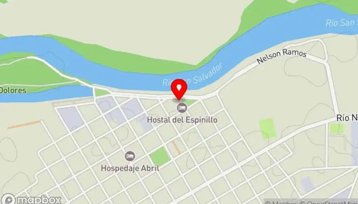 mapa de Hostal Del Espinillo Bed & Breakfast en Dolores