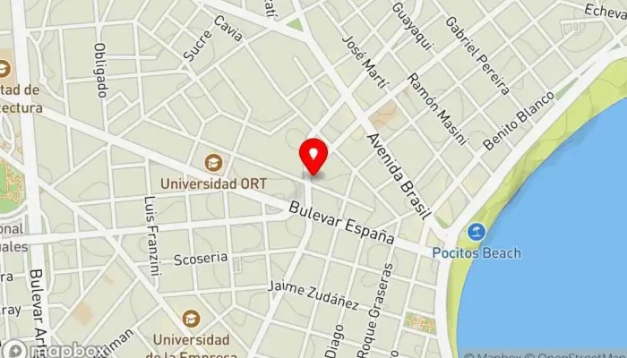 mapa de Hotel Montevideo The Leading Hotels of the World Hotel en Montevideo